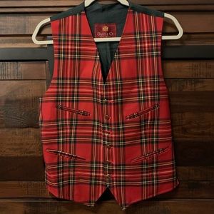 Vintage Dunn & Co. Tartan Plaid Vest